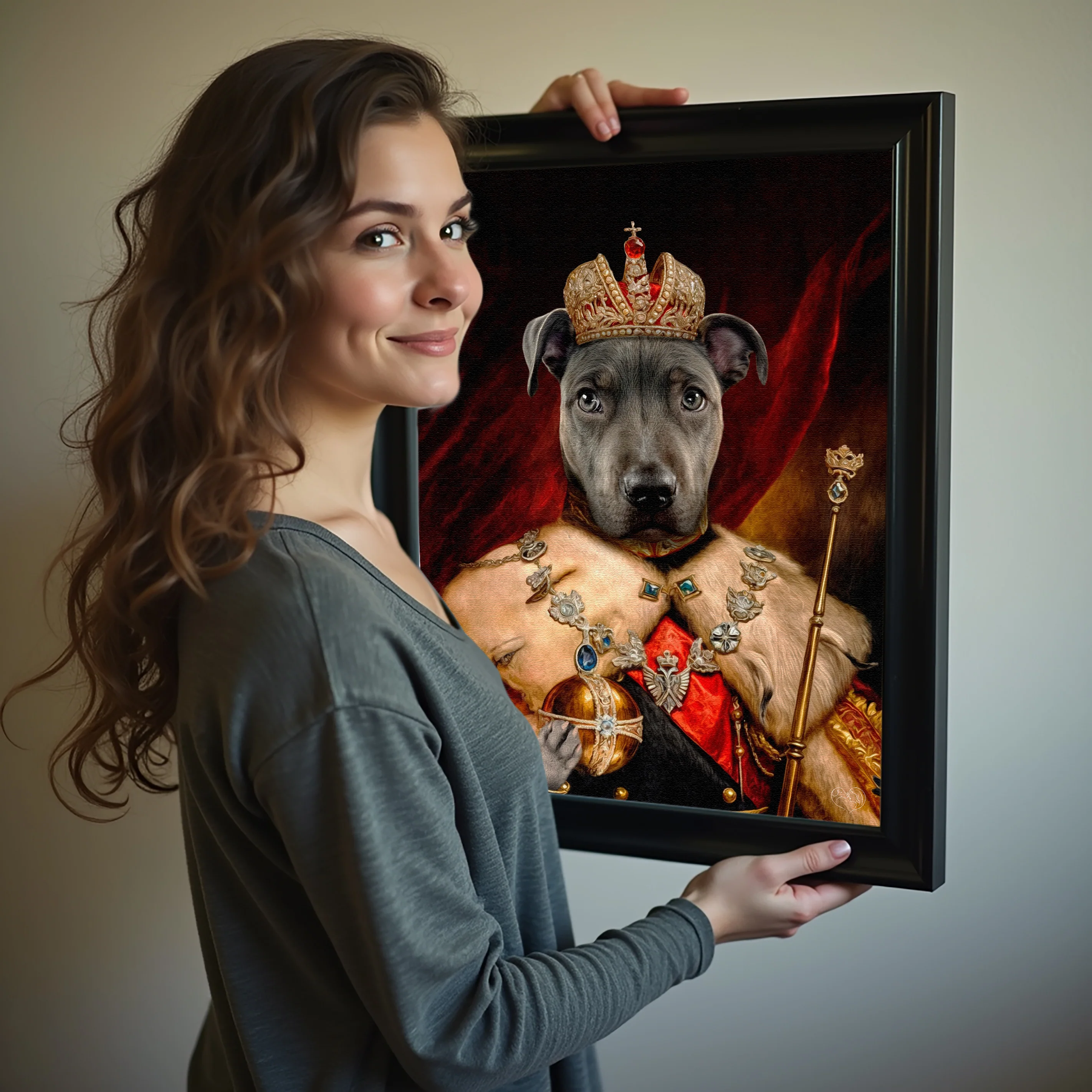The Prince Ruler Pet - Custom Pet Portrait